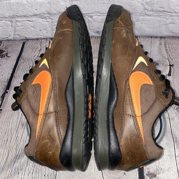 Nike Air ACG Wildwood Brown Orange 8 Utility Outdoor Hiking Sneakers 377757-281